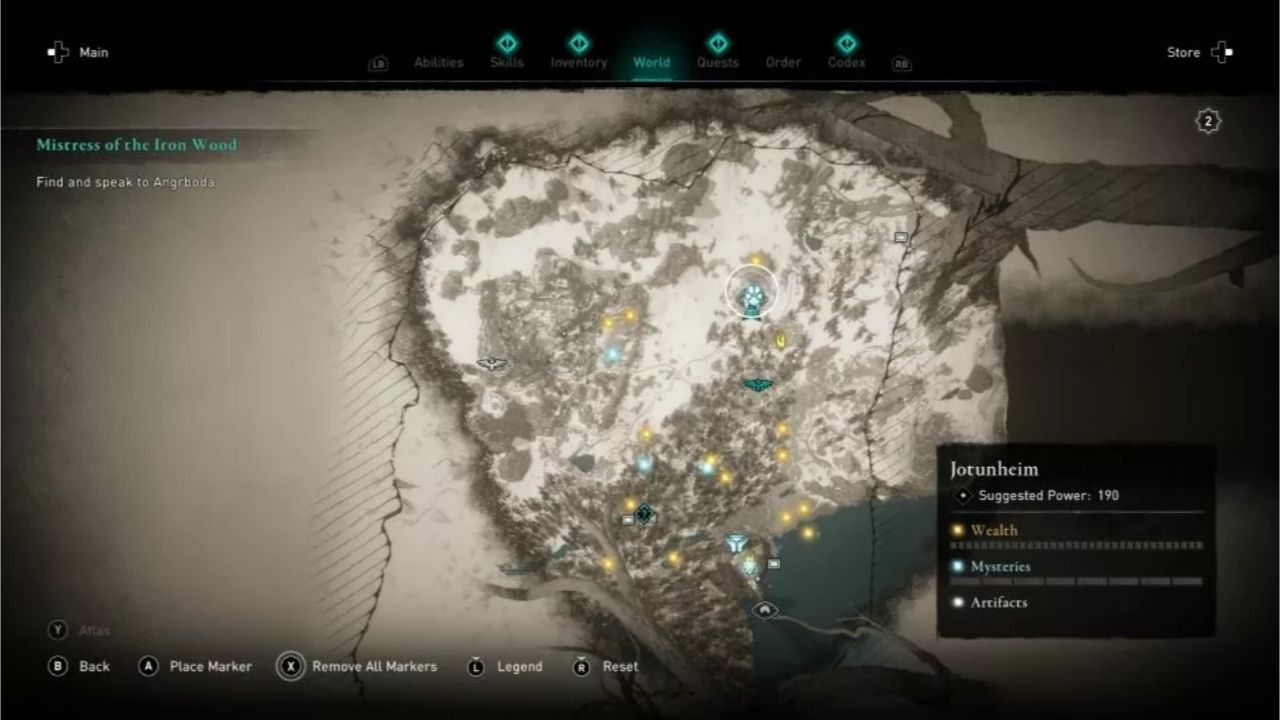 Legendary Animals Ac Valhalla Map