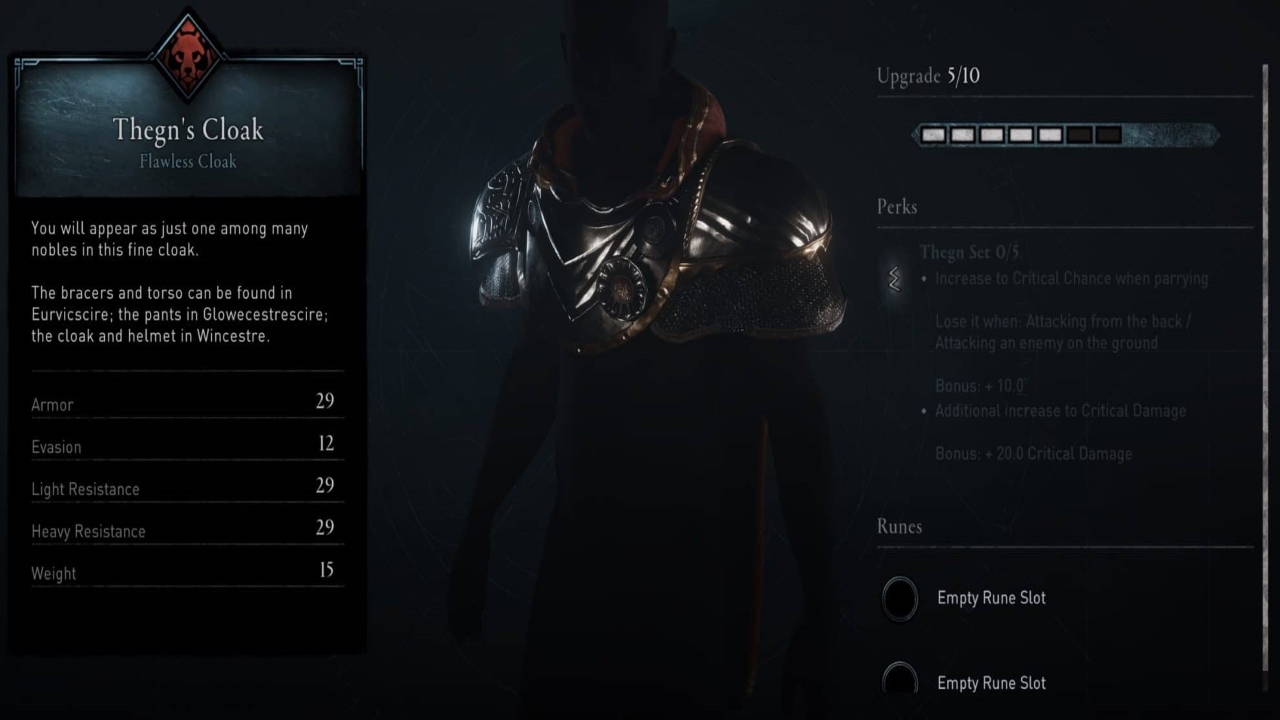 Best Bear Armor Set in AC Valhalla Stats & Perks Guide