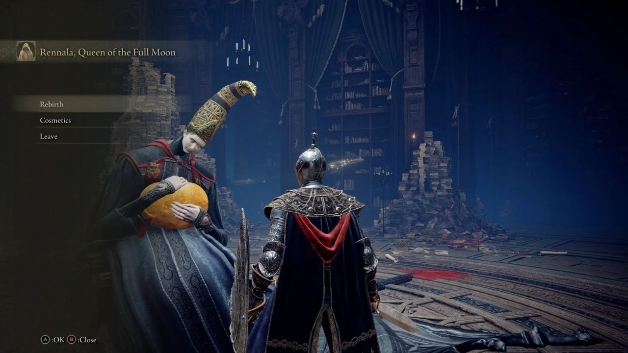 What happens when players choose Rebirth in Elden Ring?