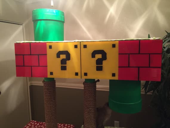 Super Mario Bros. Cat Tree Riesiges Haus für KlempnerKatzen