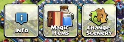 Clash of Clans How to change the Home village scenery