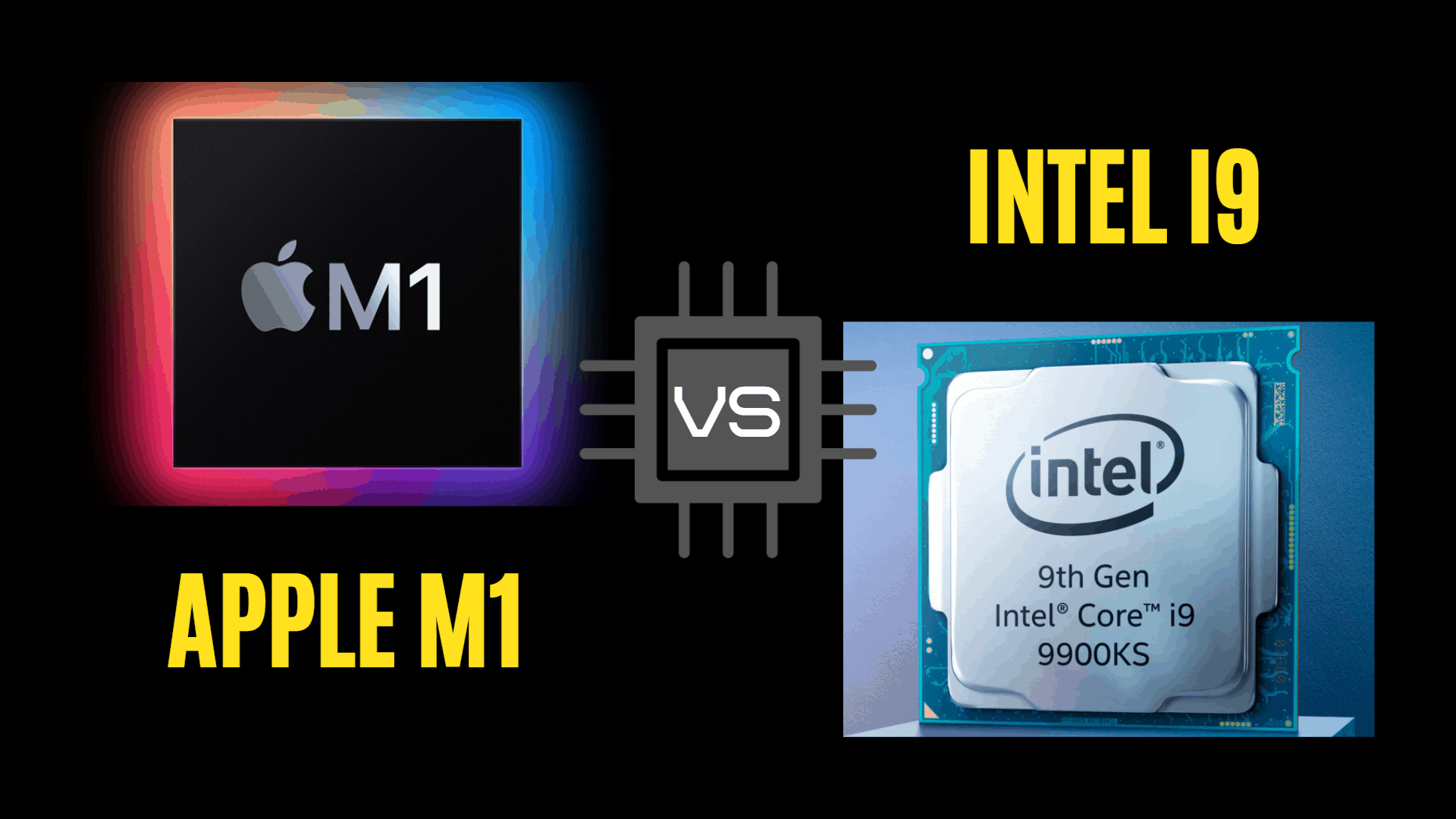 Apple Silicon M1 vs Intel i9 GPCD
