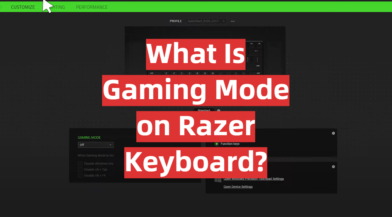 What Is Gaming Mode on Razer Keyboard? GamingProfy