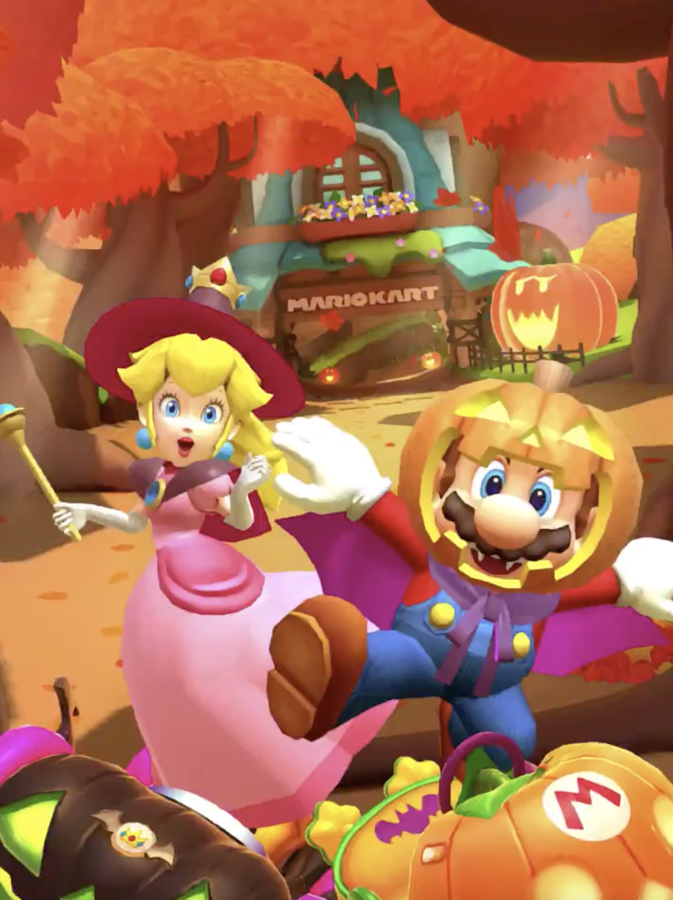 Princess Peach Halloween Mario Kart Tour / Aurora Rosalina by Hanxulz on DeviantArt Nintendo