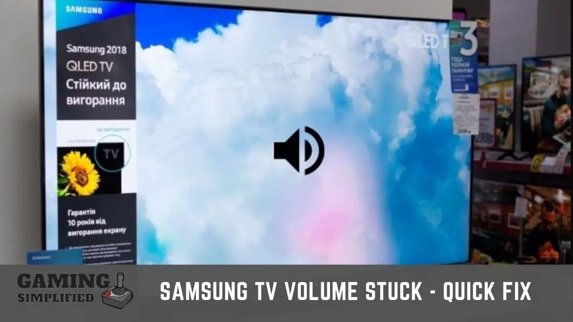 Samsung TV Volume Stuck QUICK FIX in 13 Seconds!!