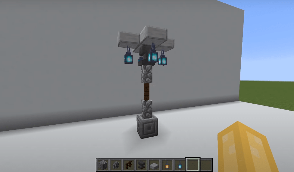 How To Make Street Light Minecraft Build Recipe