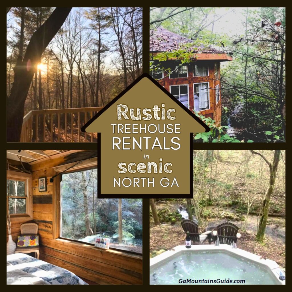 Rustic treehouses for rent in the North mountains