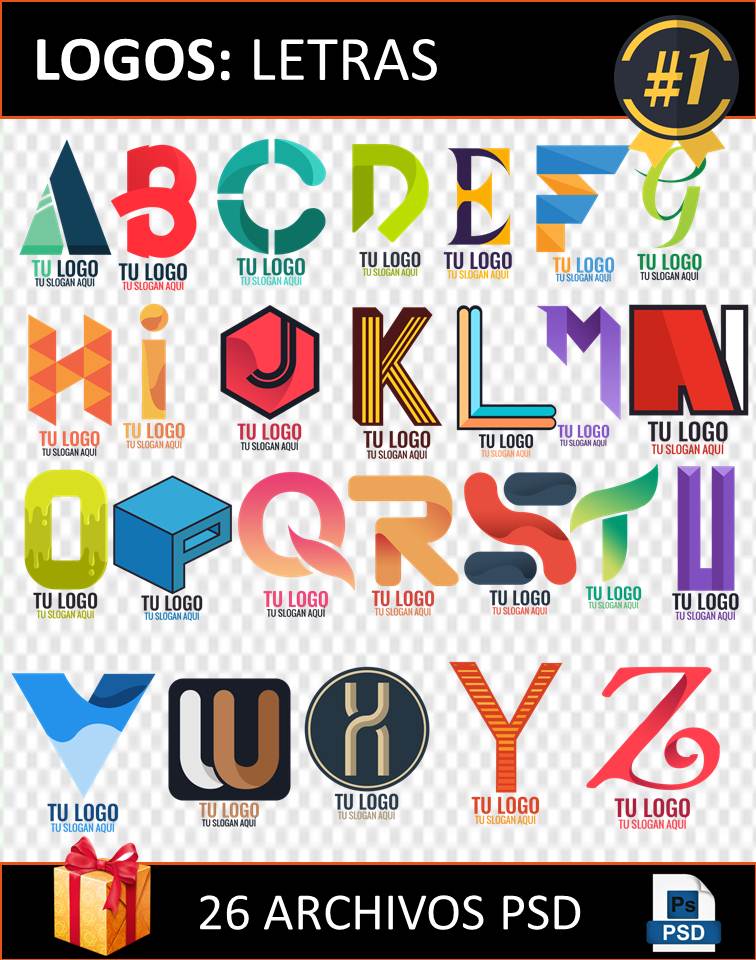 Logo Manía Pack de Plantillas de Logos editables en PSD