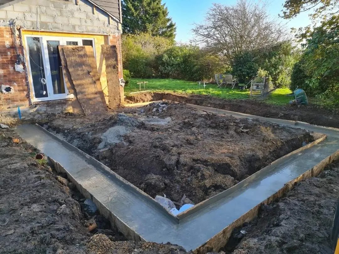 Ground beams & Foundations Gandon Groundwork and Landscaping