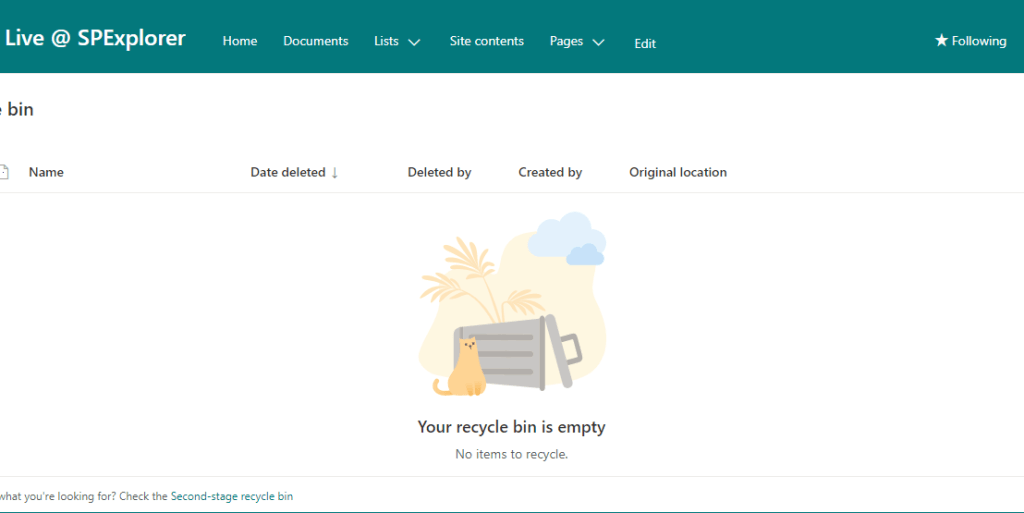 SharePoint Online Empty Recycle Bin using PnP PowerShell Ganesh