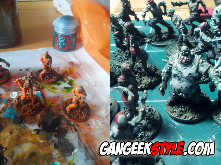[TUTO] How to quickly paint Zombicide's zombies ! Gangeek Style