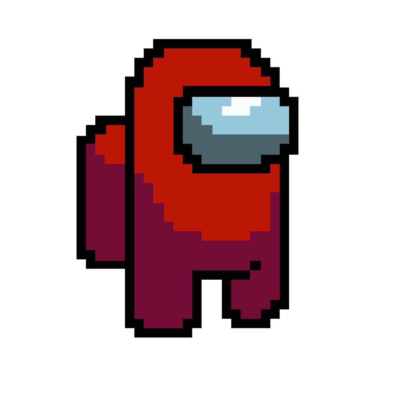 Among us pixel art GANG