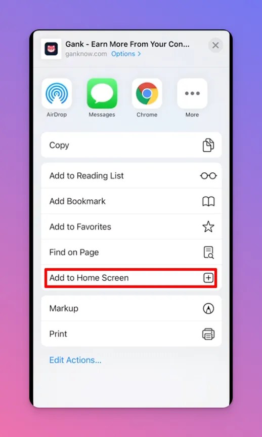 How to Add a site to Home Screen in 7 Easy Steps!