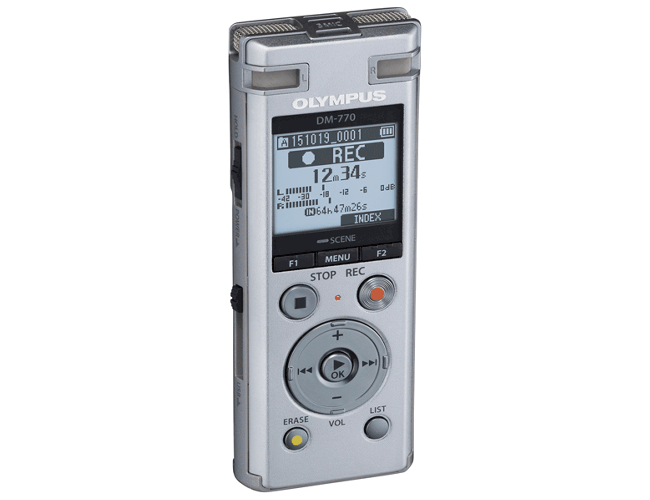 OLYMPUS DIGITAL VOICE RECORDER DM770 Gannon Ergonomics