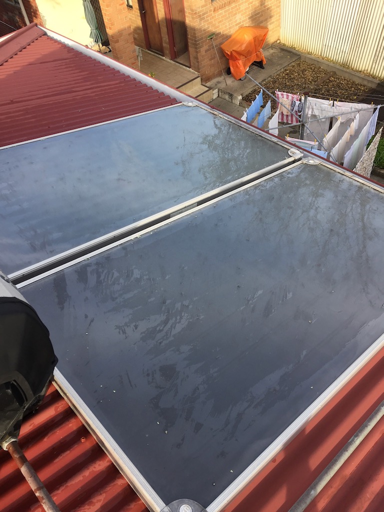 Hot water Solar panel cleaning and maintenance Gap Trade Services