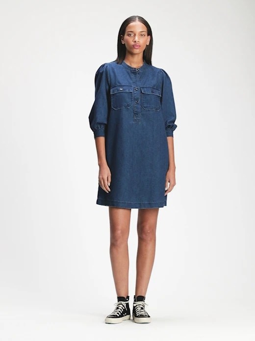 Utility Denim Dress Gap