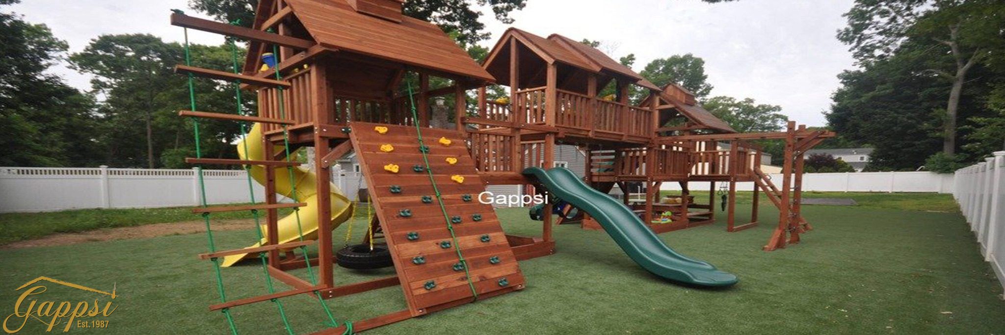 Playsets and Trampolines for Backyards on Long Island NY Gappsi Group