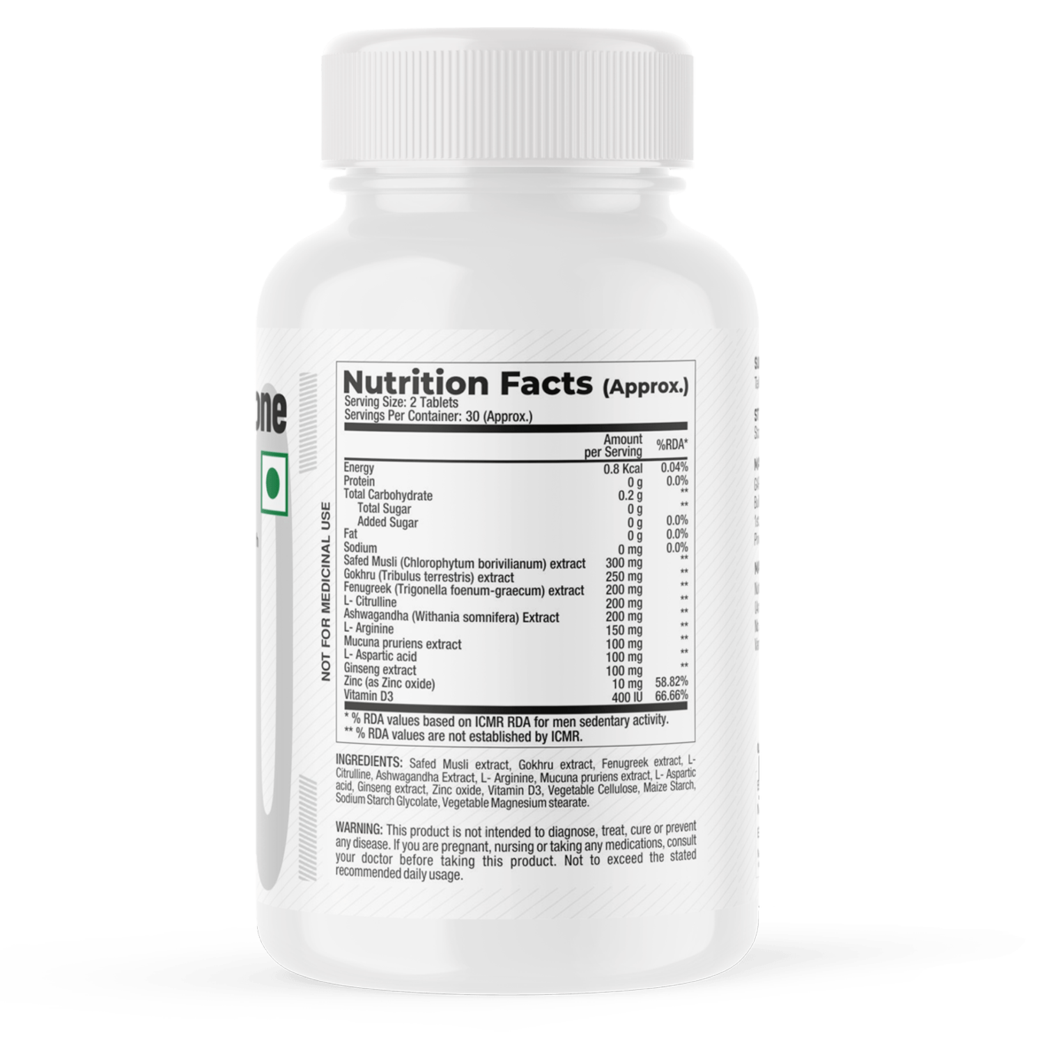 Gap Sports Gap sports Testosterone Booster Gap Sports (60 Tablets)