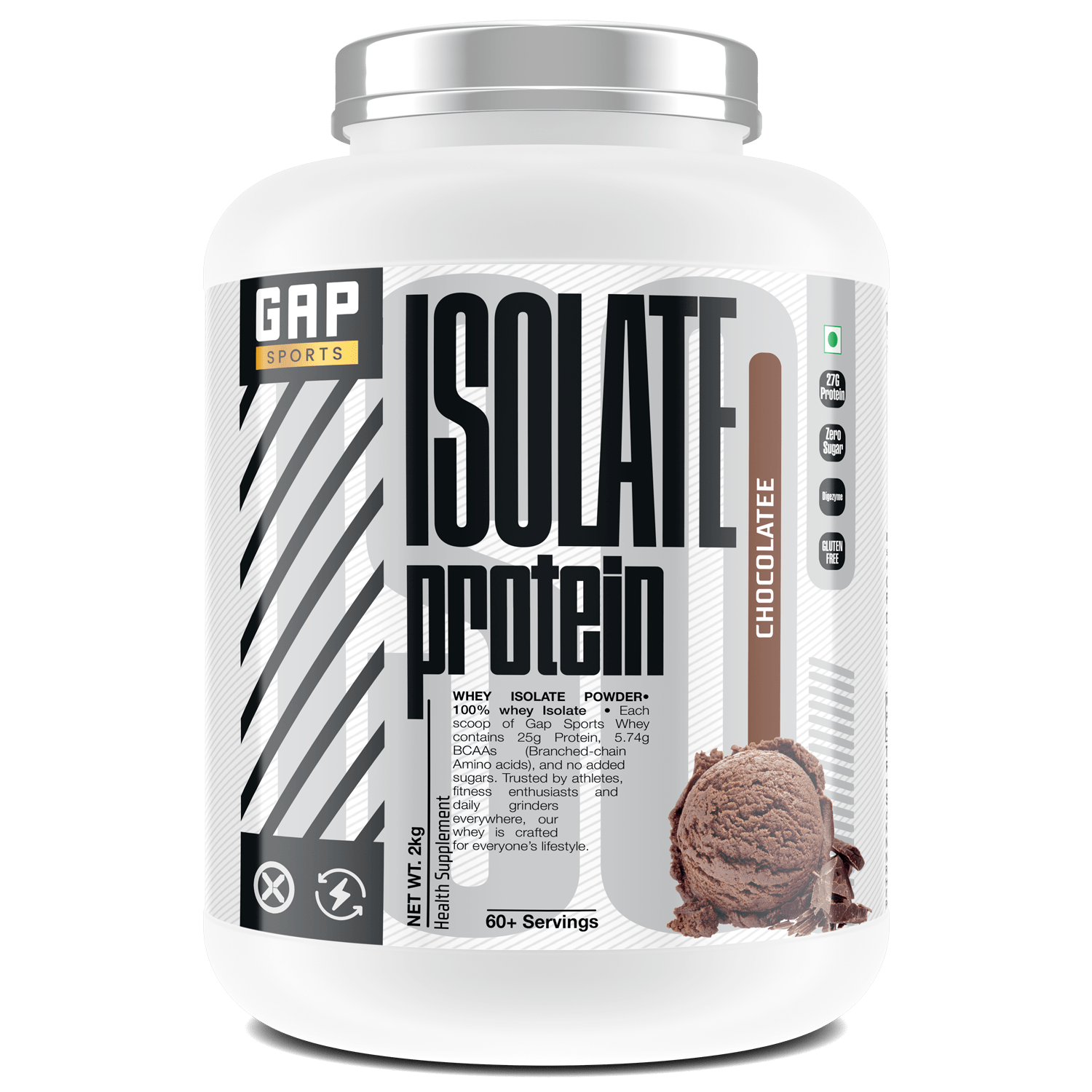 Gap sports Whey Protein Isolate 2KG