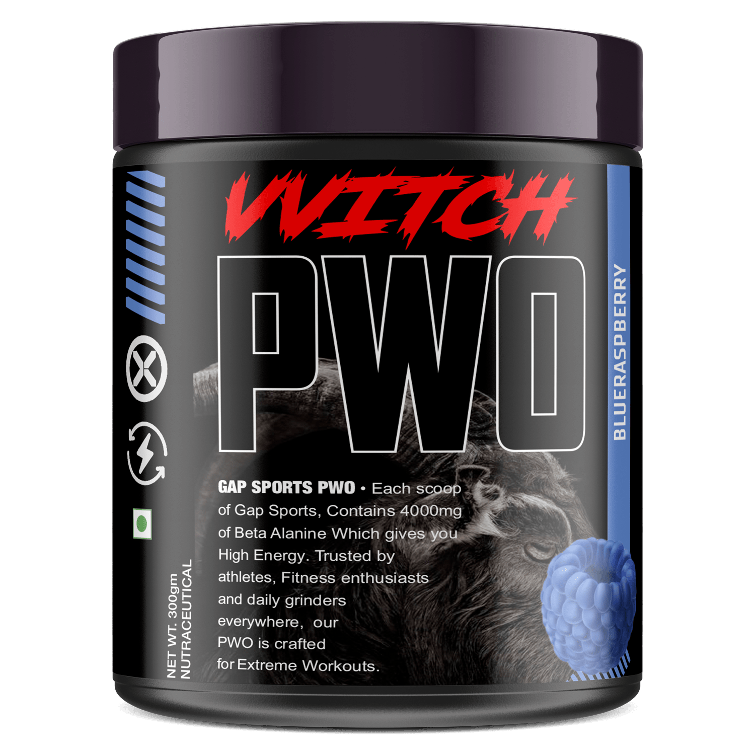 Gap Sports VVITCH Preworkout 300gm 30 Servings(10gm Scoop)