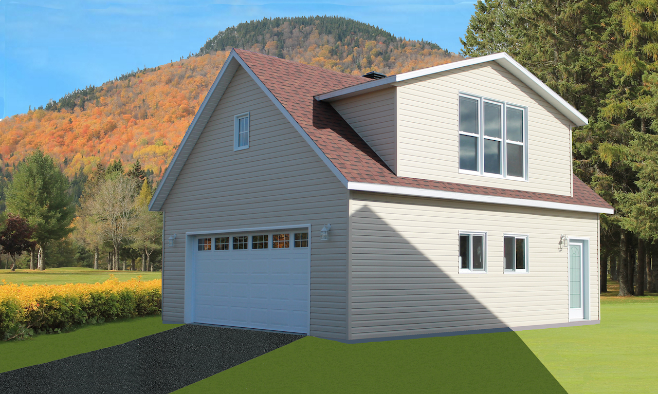 Garage préfabriqué 24′ X 28′ Garage Expert