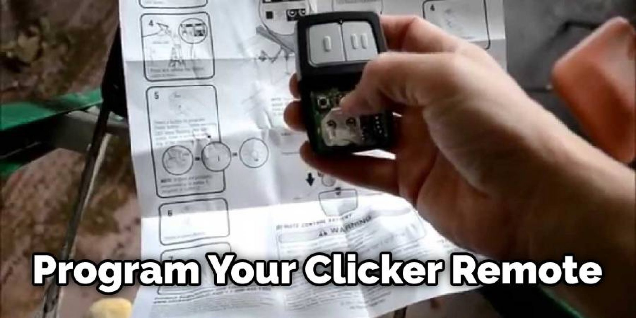 How to Program a Clicker Garage Door Opener 7 Easy Steps