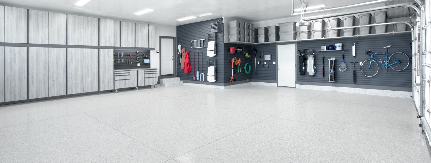 Home Garage Flooring, Storage and Door Installation Garage Design