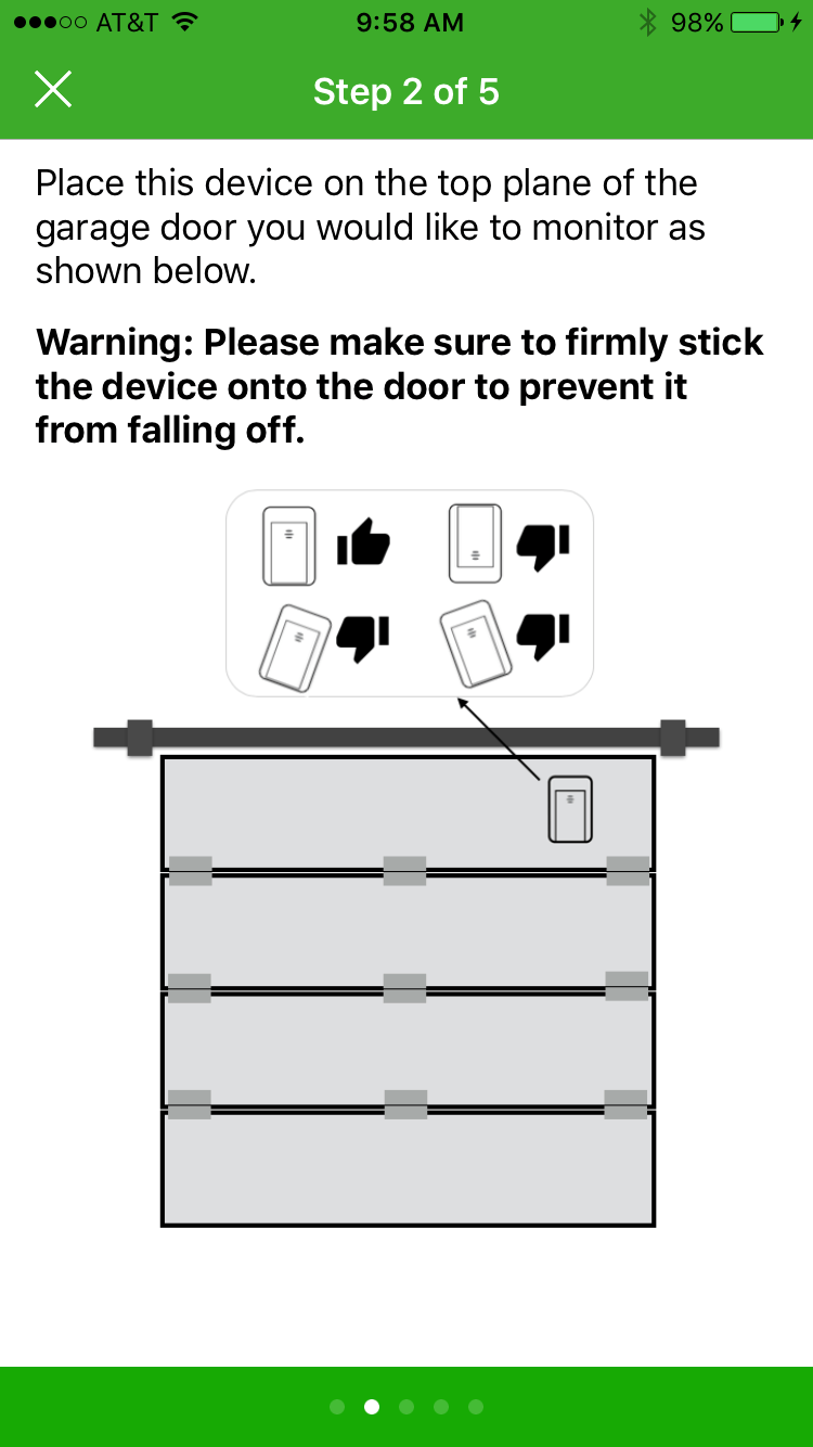 Smartphone Garage Door Opener GarageDoorBuddy