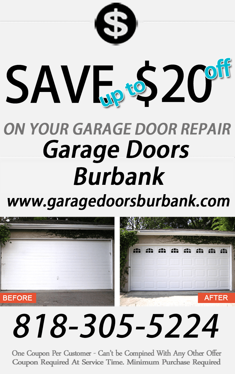 Garage Doors Burbank CA Opener, Springs Repair Service