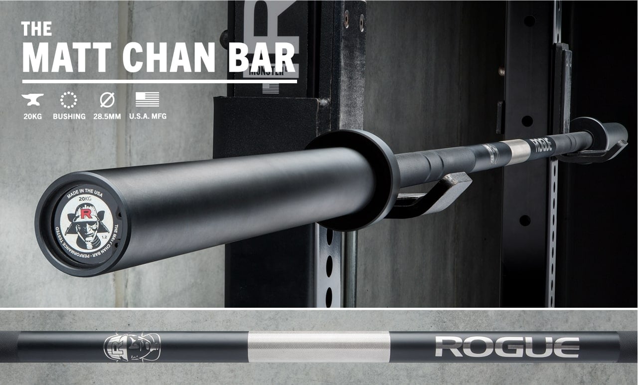 Rogue Chan Bar Cerakote Garage Gym Lab