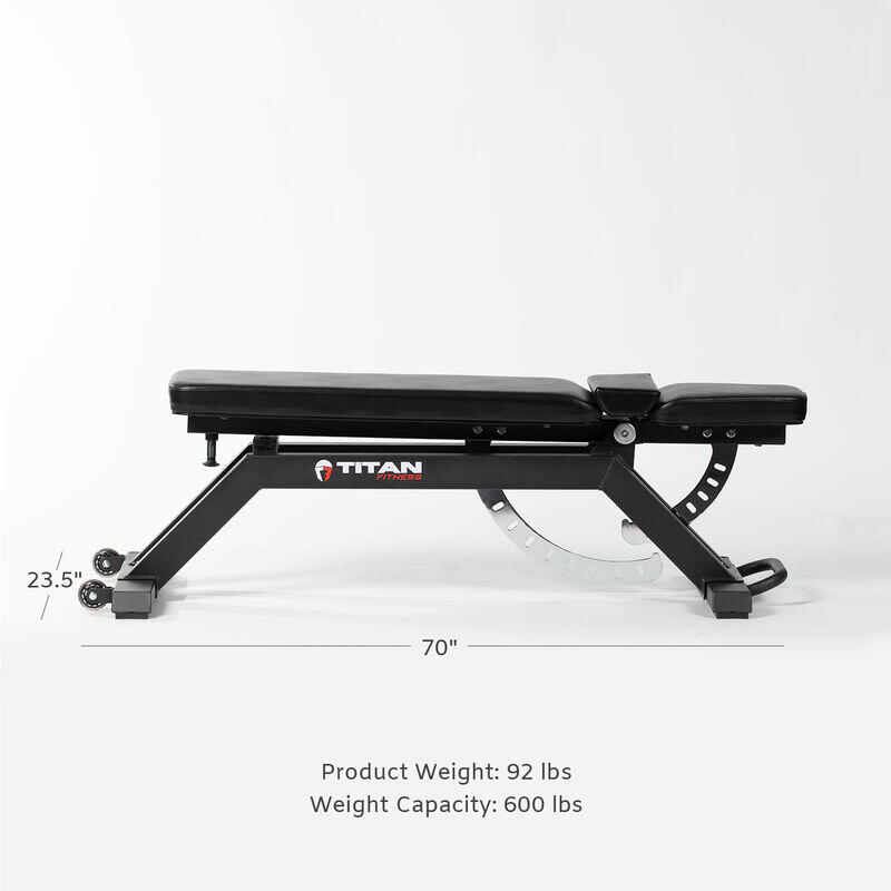 Titan Max Adjustable Bench Garage Gym Lab