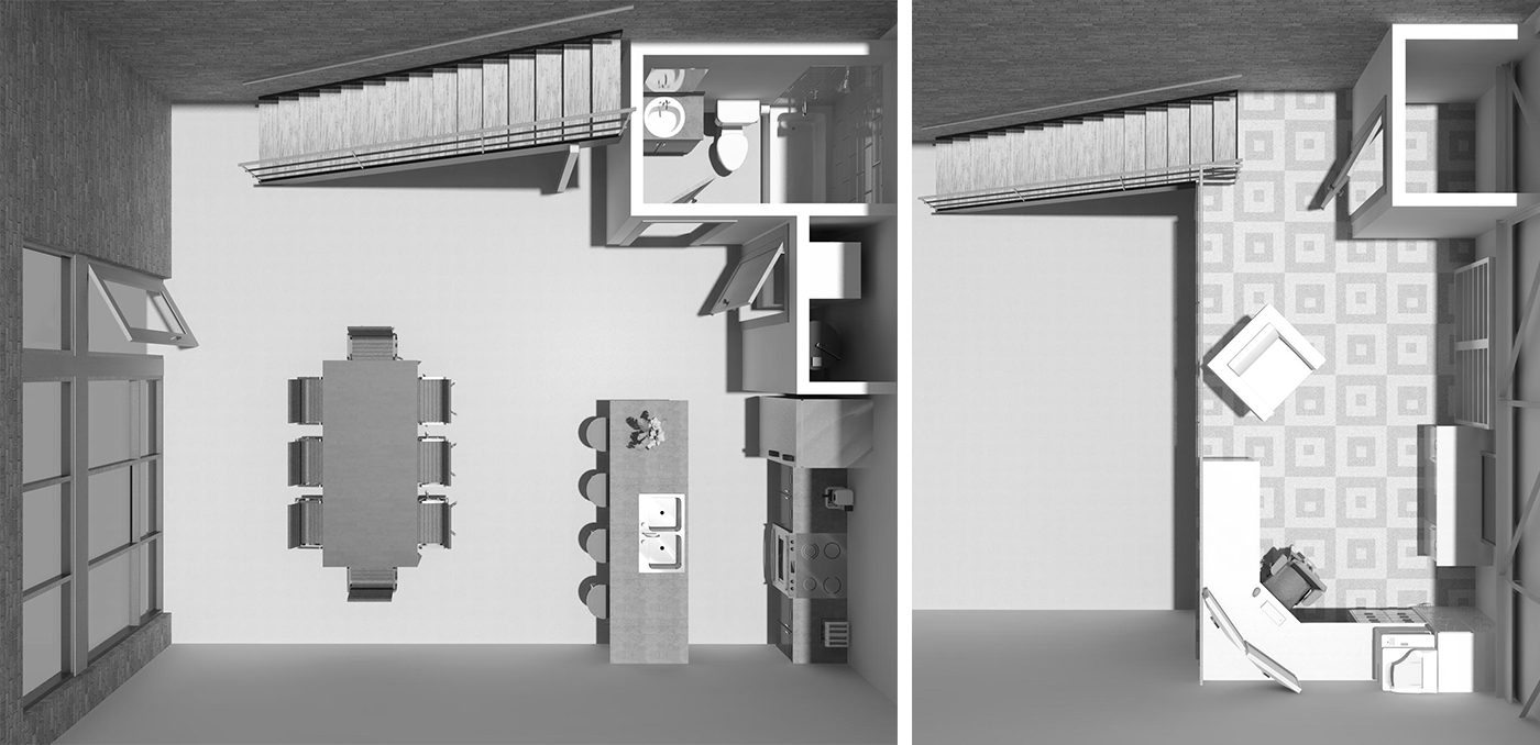 Distinctive Floorplans & Features Garage Lofts Apartments