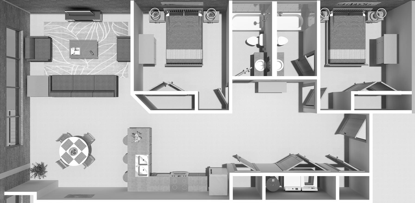 Distinctive Floorplans & Features Garage Lofts Apartments