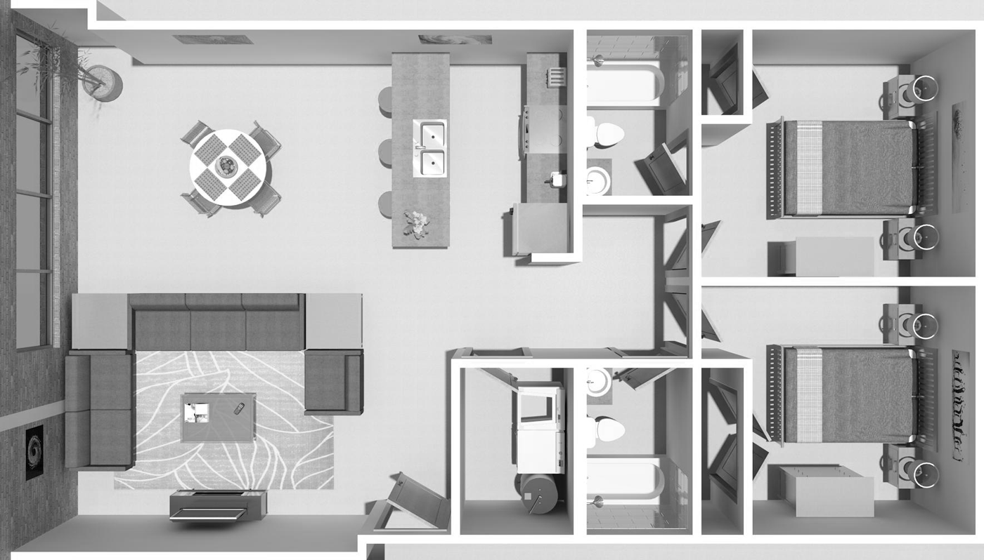 Distinctive Floorplans & Features Garage Lofts Apartments