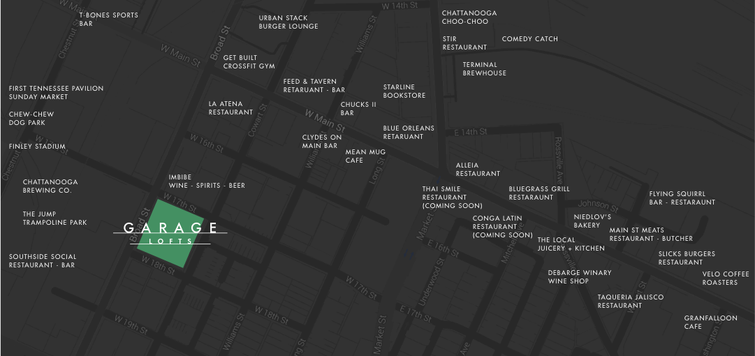 Garage Lofts Apartments Chattanooga, TN