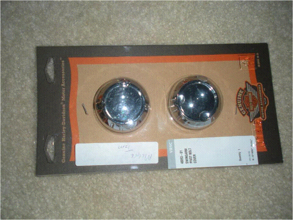 Harley Davidson Swingarm Pivot Bolt Cover Chrome in financial_yard_sale