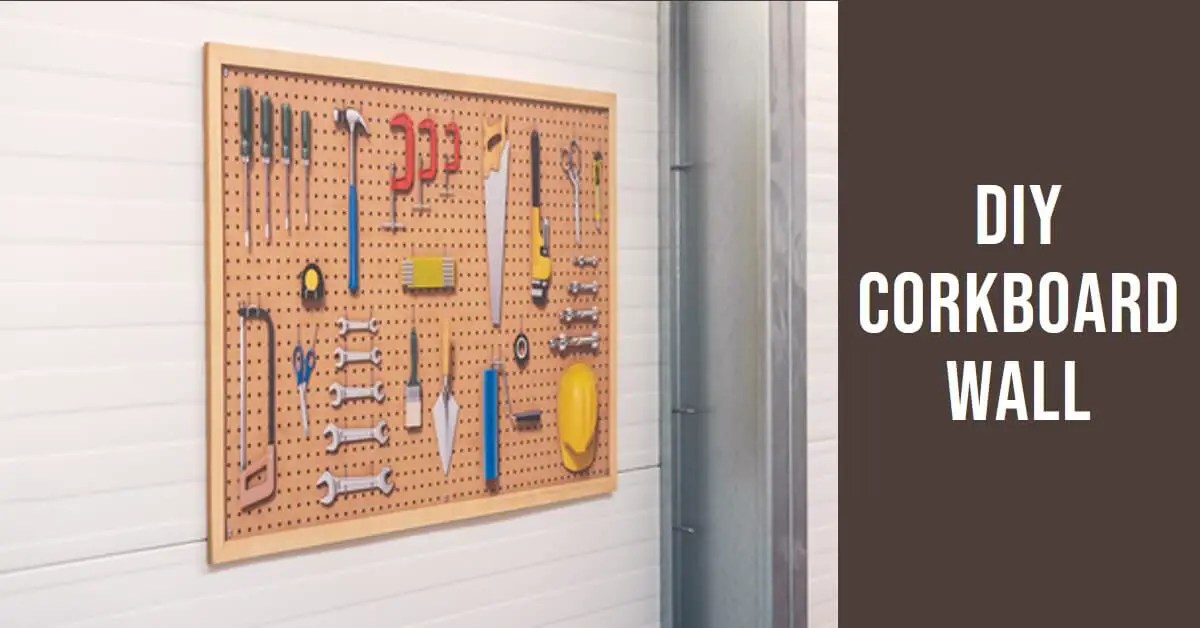 DIY Corkboard Wall An Organizational Solution for a Stylish