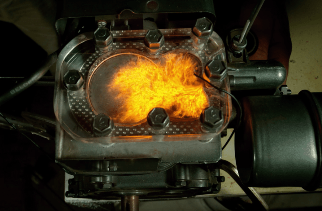 See-Through Engine Combustion in Ultra-Slow Motion - GarageSpot
