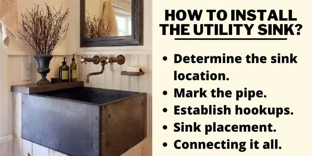 How To Install Utility Sink In Garage? Garage Expert