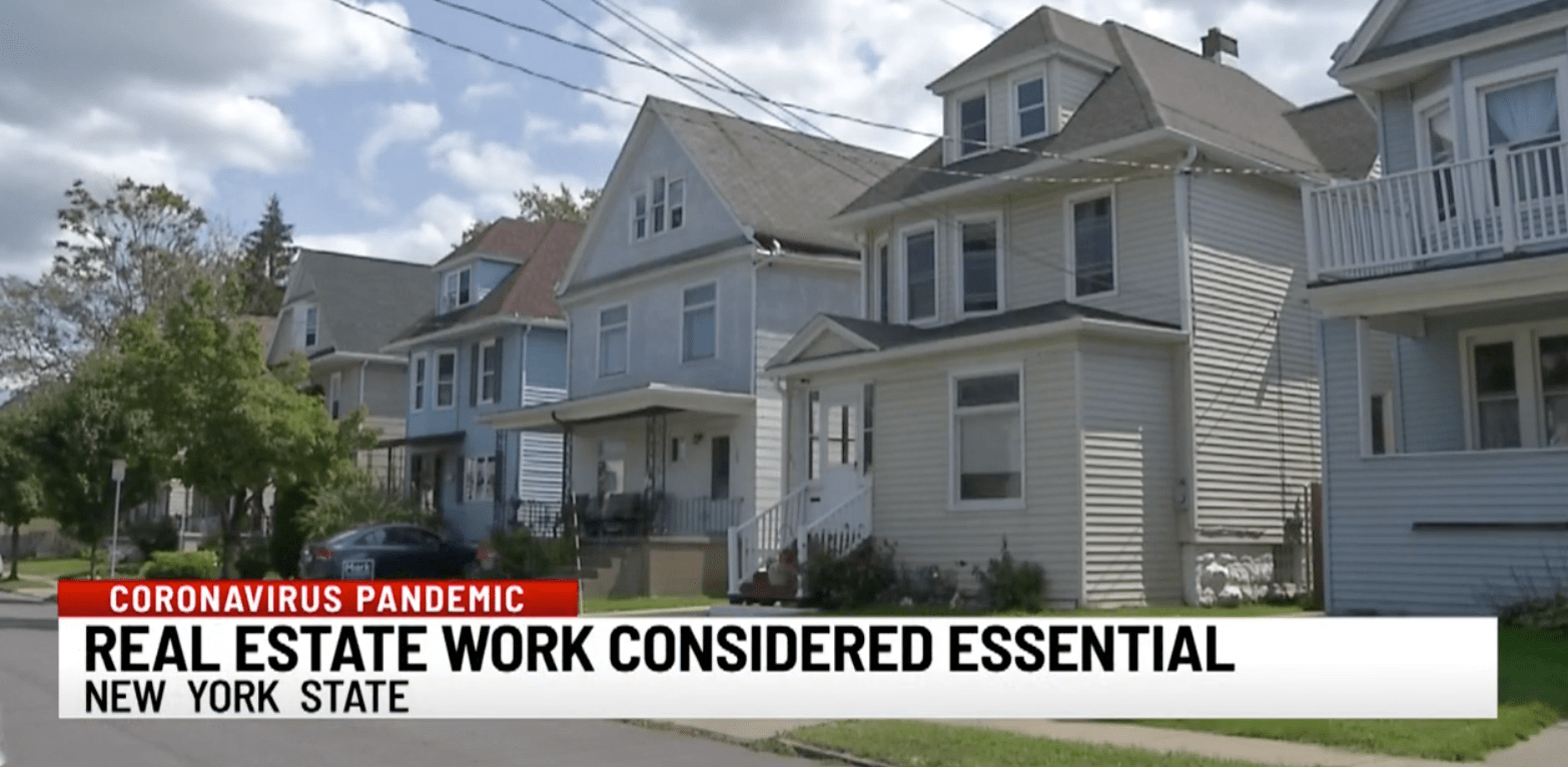 Real estate deemed essential business in New York State GAR