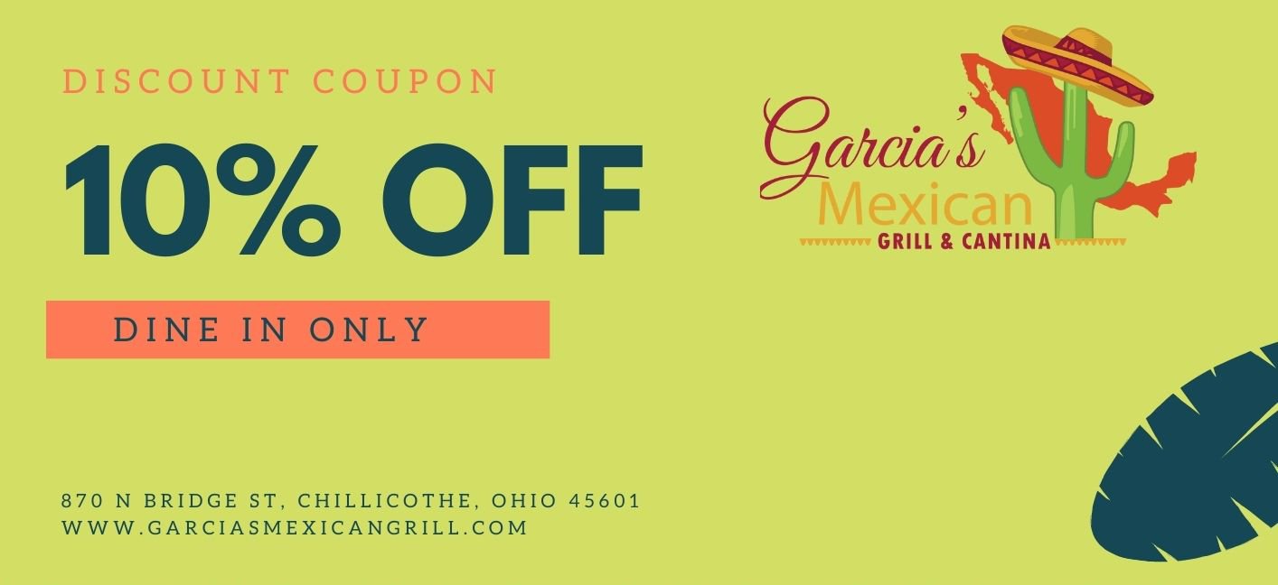 Coupons Garcias Mexican Grill & Cantina