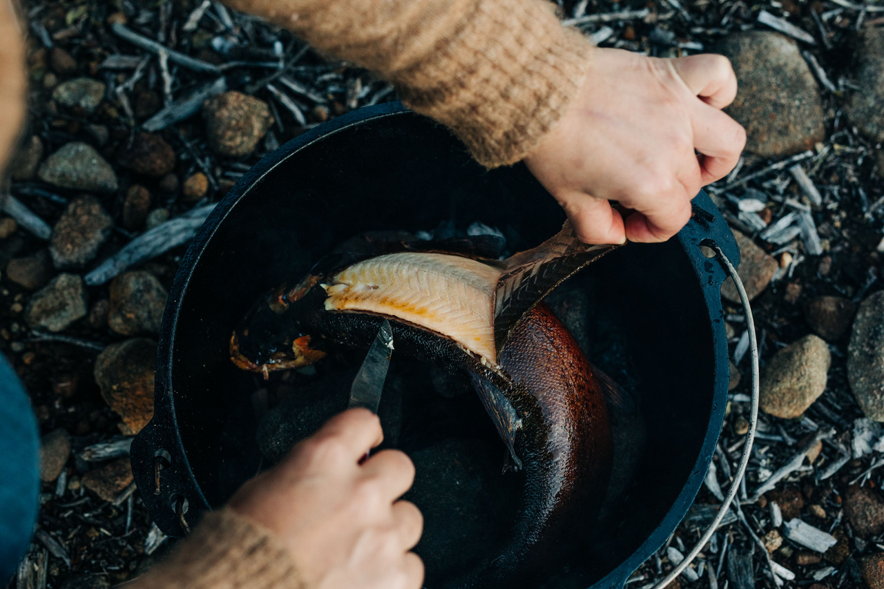 Brown SugarCured Hot Smoked Trout Garden & Gun