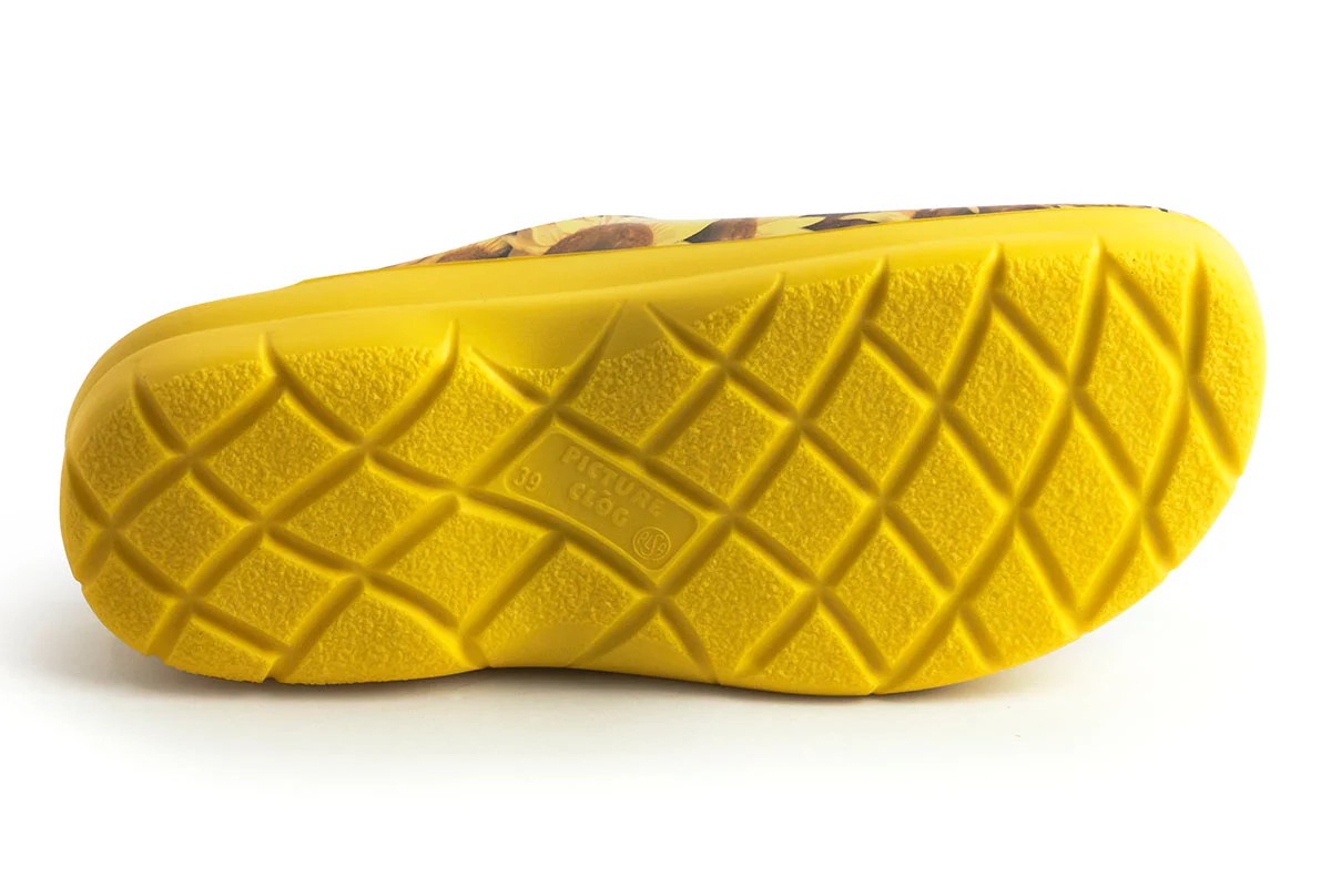 JOLLYS PICTURE CLOGS (openback), SUNFLOWERS