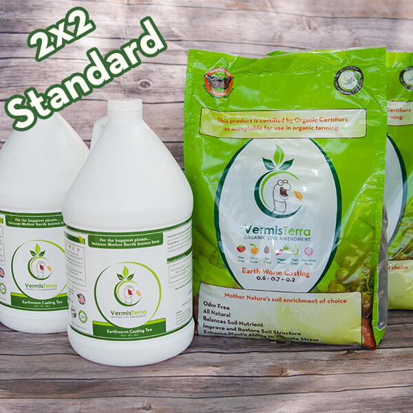 Earthworm Castings & Tea Pair (Standard) Garden Crafted