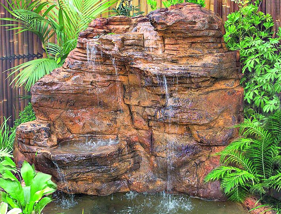 Faux Rock Waterfalls