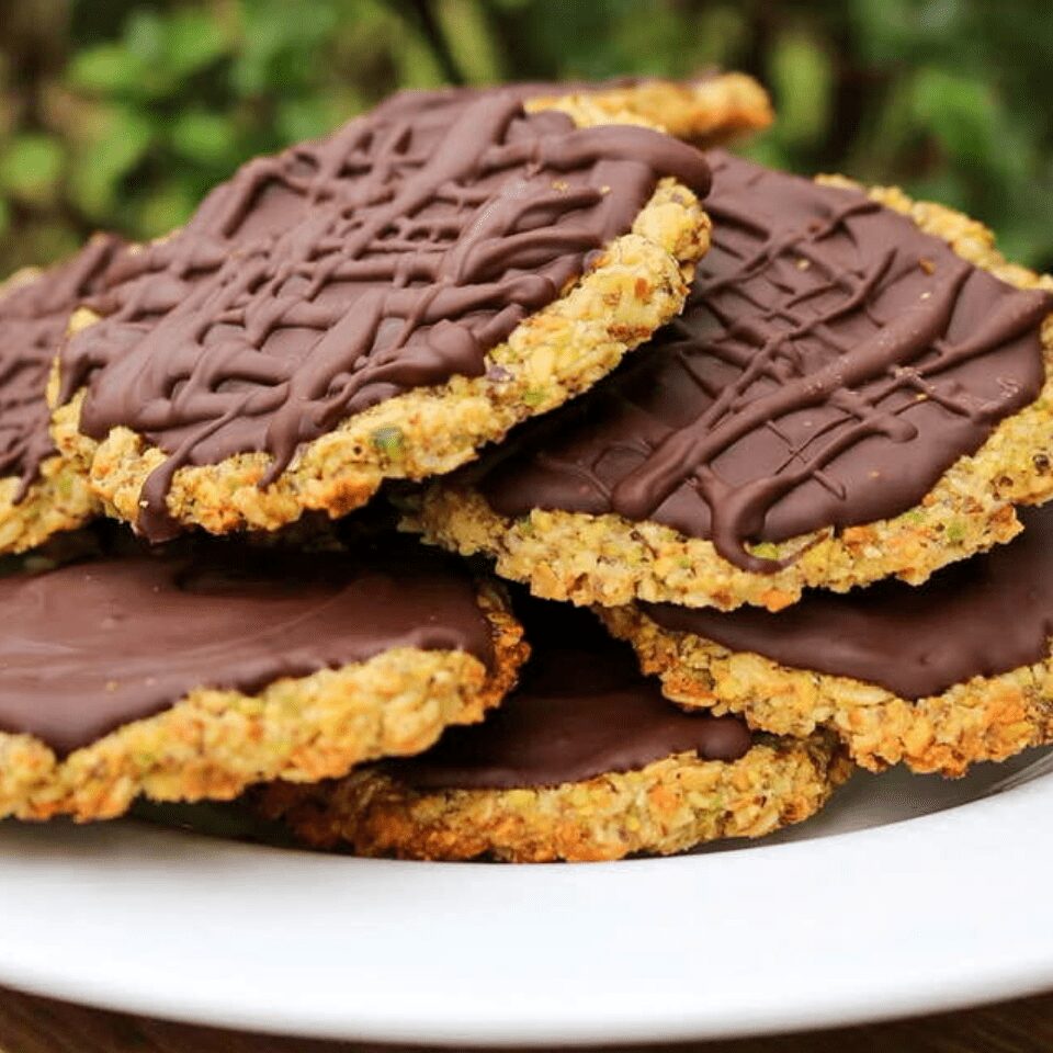 How to Make Healthy Dark Chocolate Vegan Hobnobs Recipe Cart