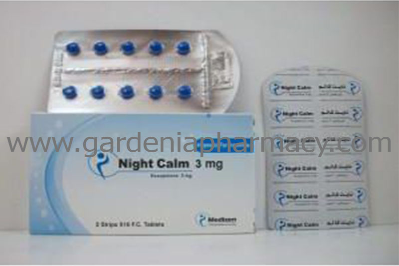 NIGHT CALM 3 MG 20 TAB Gardenia Pharmacy