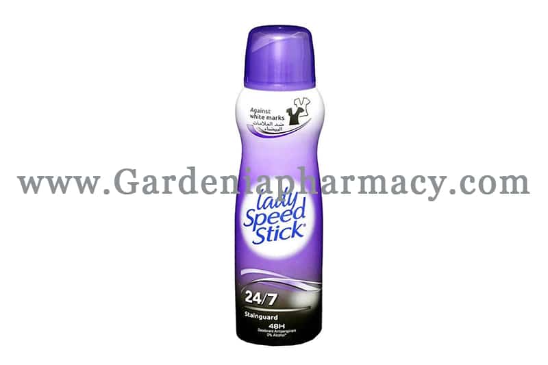 LADY SPEED STICK STAINGUARD SPRAY 150ML Gardenia Pharmacy