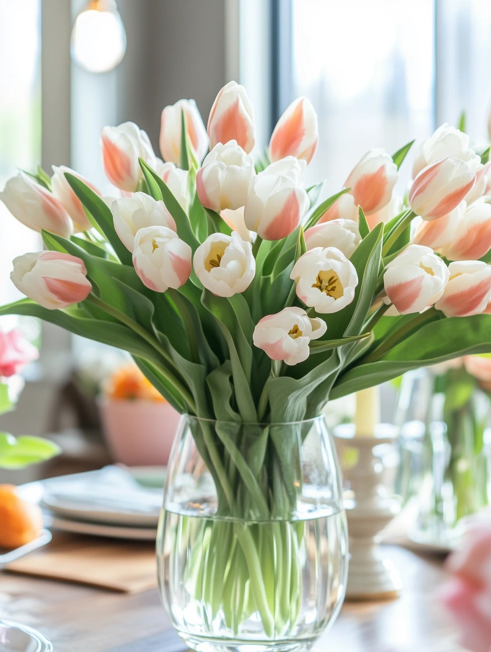 tulip flower arrangements