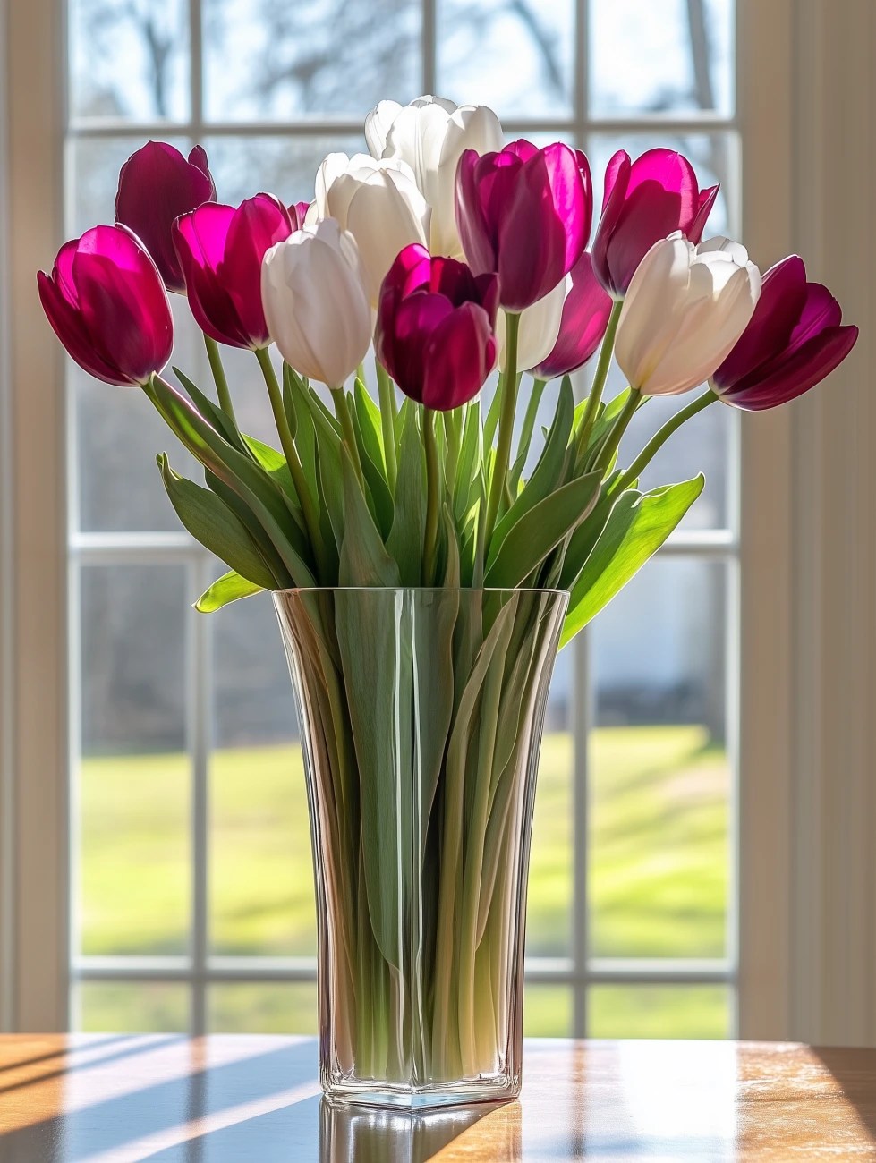 tulip flower arrangements
